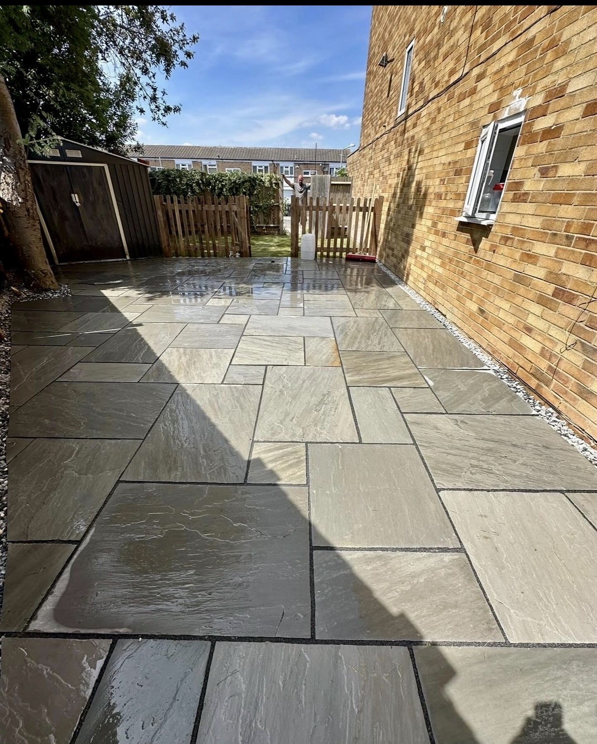 Completed concrete works by Applewood Construction