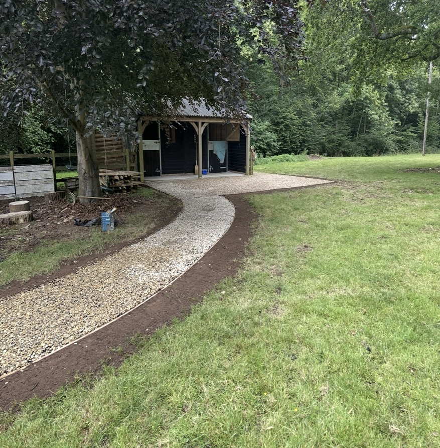 Path and estate groundworks completed by Applewood Construction